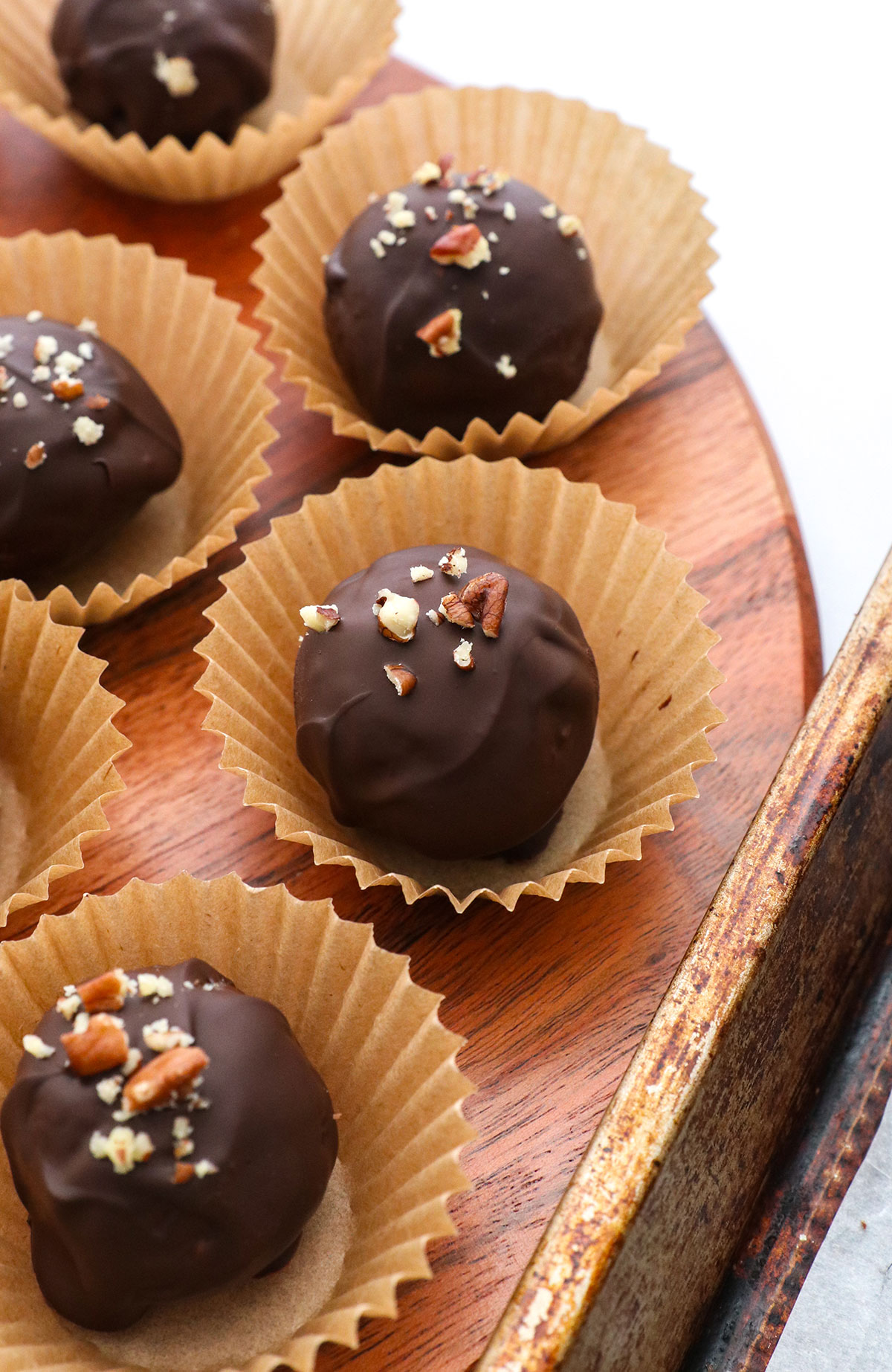 Simple Vegan Paleo Pecan Date Truffles Recipe